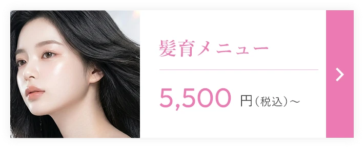 髪育メニュー 5,500円（税込）〜