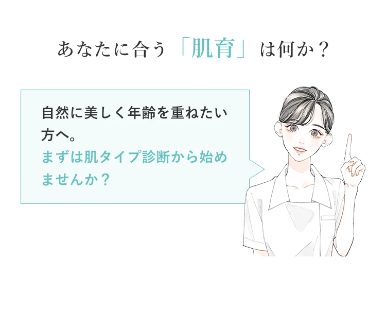 あなたに合う「肌育」は何か？