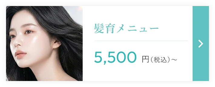 髪育メニュー 5,500円（税込）〜