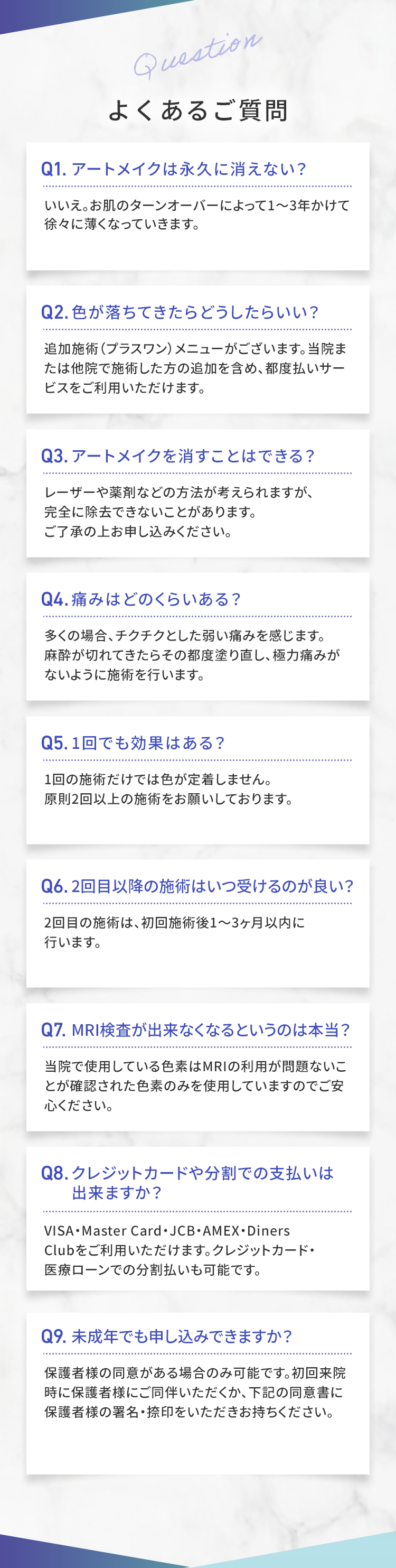 よくあるご質問